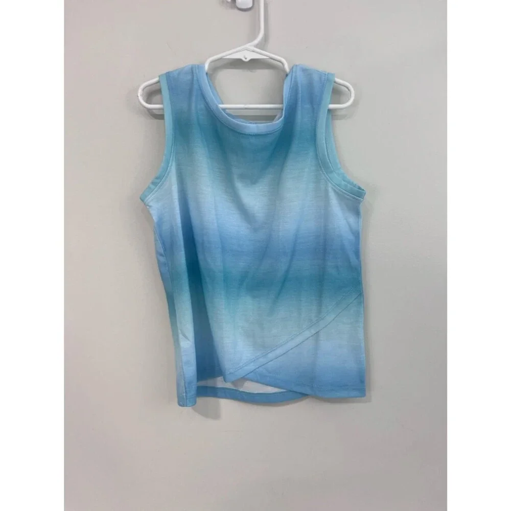 Old Navy Girls Athletic Circle Skater Skort with tank top  Girls 8